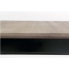 Table rectanglaire Noire VERSAILLES extensible jusqu'à 280 cm 