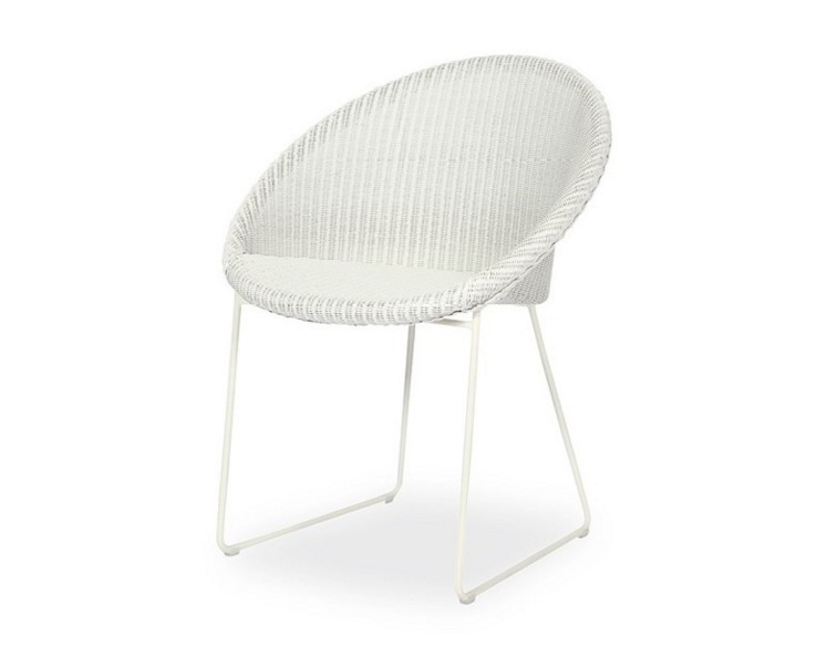 Fauteuil JOE en loom- all white