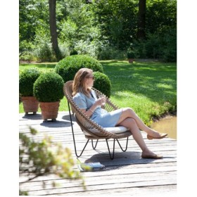 Fauteuil bas ROY COCOON sans coussin d'assise - VINCENT SHEPPARD