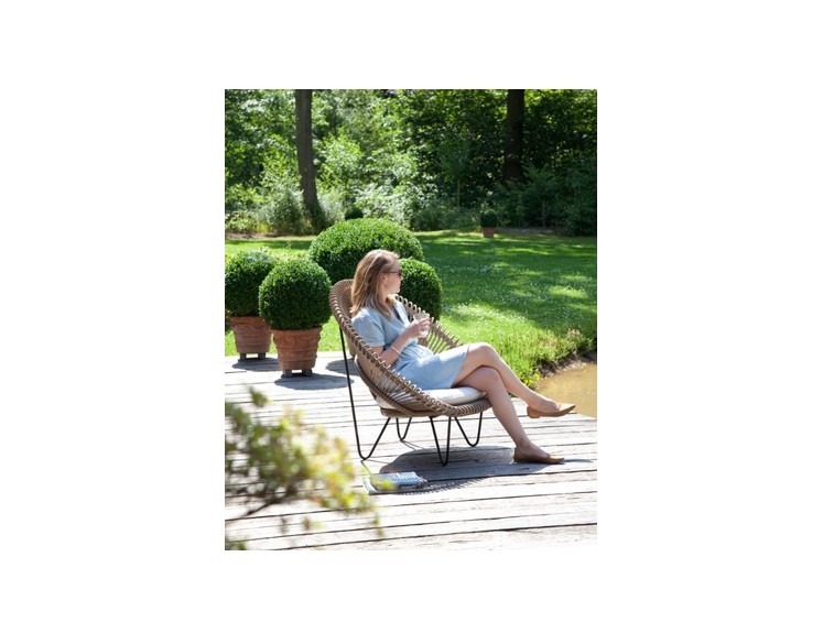 Fauteuil bas ROY COCOON sans coussin d'assise - VINCENT SHEPPARD