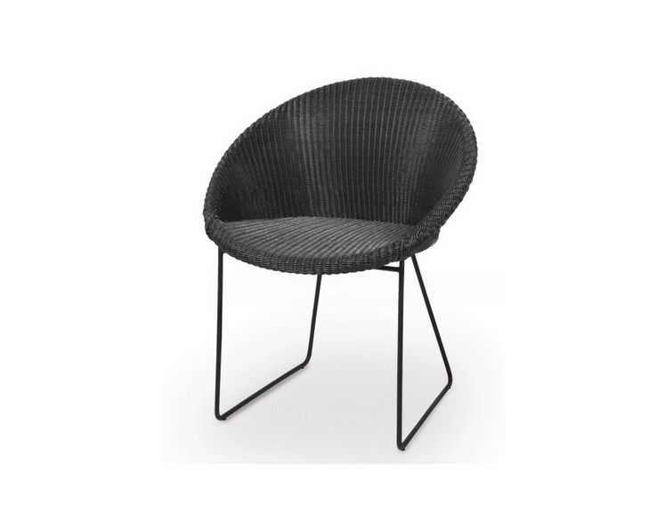 Chaise en résine GIPSY DC (black frame)