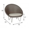 Fauteuil bas JOE COCOON loom