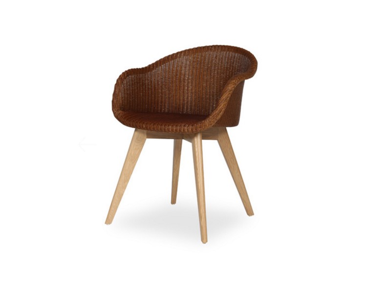 Fauteuil AVRIL OAK loom / Pieds chêne - Vincent Sheppard