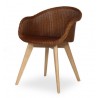 Fauteuil AVRIL OAK loom / Pieds chêne - Vincent Sheppard