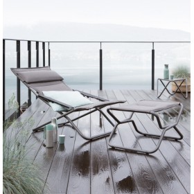 Transat + repose-pieds Transabed LAFUMA Privilège