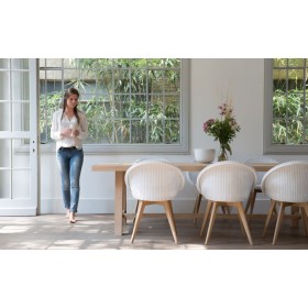 Chaise JACK Loom et Pieds Chêne