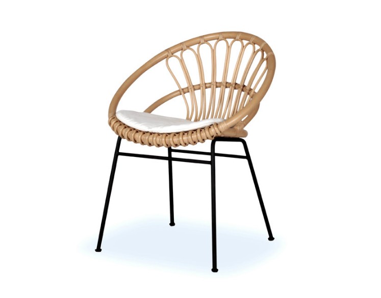 Chaise en rotin KIKI - ATELIER N/7