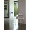 Chaise empilable GRACE en aluminium vernis