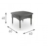 Table DEAUVILLE SIDE TABLE 60 x 60 cm- Vincent Sheppard