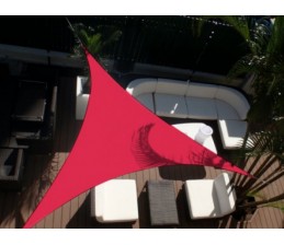 Voile d'ombrage Triangle FRAMBOISE 3 x 3 x 3 Mètres 