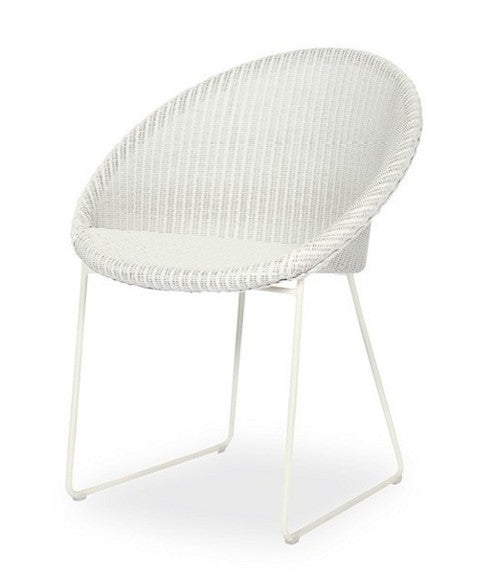 Fauteuil JOE en loom- all white