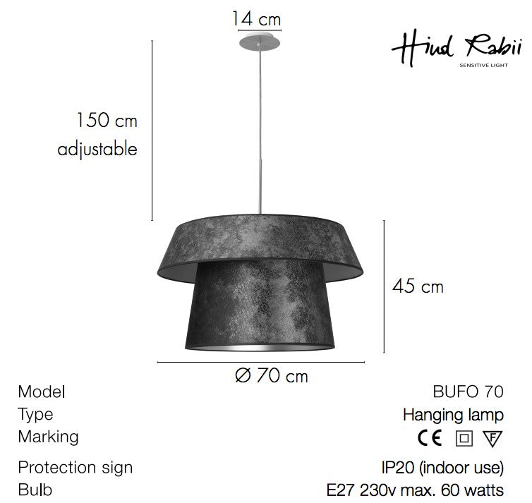 Suspension BUFO45 (Diam45 cm) - HIND RABII
