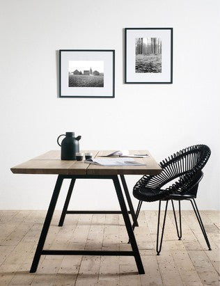 Fauteuil de repas CURLY en rotin - Vincent Sheppard