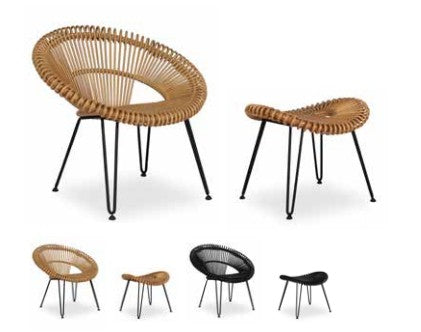 Fauteuil CRUZ en rotin - Vincent Sheppard