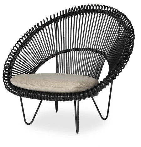 Fauteuil Lounge CRUZ COCOON en rotin (sans coussin) - Vincent Sheppard