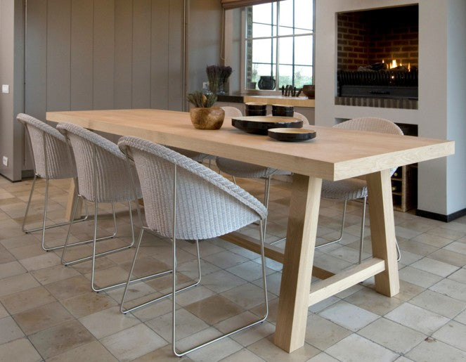 Fauteuil JOE en loom - Pieds Mat Frame ou Shiny Frame
