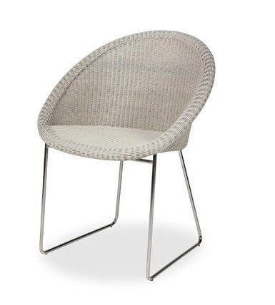 Chaise en résine GIPSY DC (acier inoxydable)