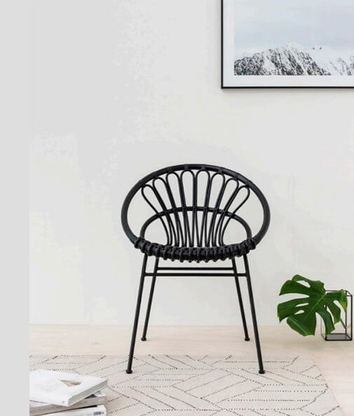 Chaise KIKI noire - ATELIER N/7