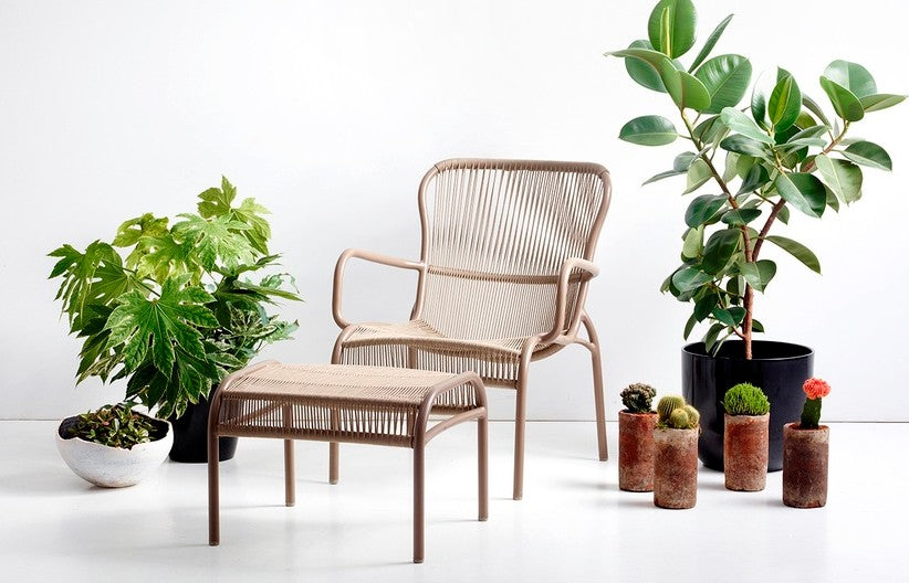 Repose-pied LOOP FOOTREST Taupe - VINCENT SHEPPARD