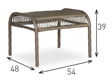 Repose-pied LOOP FOOTREST Taupe - VINCENT SHEPPARD