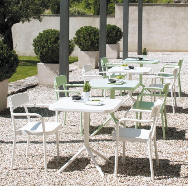 Lot de 4 Fauteuils empilables GRACE - EMU 