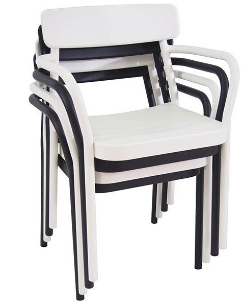 Lot de 4 Fauteuils empilables GRACE - EMU 