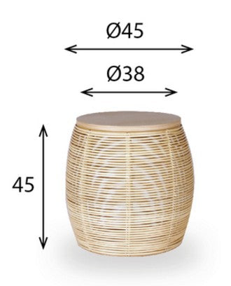Table basse d'appoint VIVI diam 38 cm - VINCENT SHEPPARD
