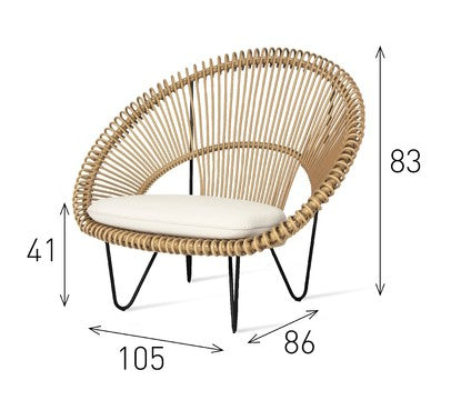 Fauteuil ROY COCOON Noir - VINCENT SHEPPARD