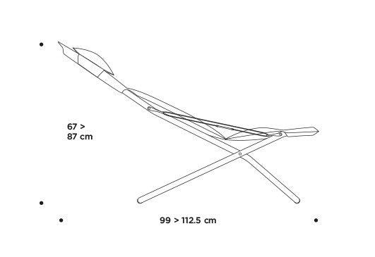 Chaise longue Transabed LAFUMA Privilège