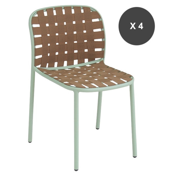 Lot de 4 Chaises  YARD - EMU