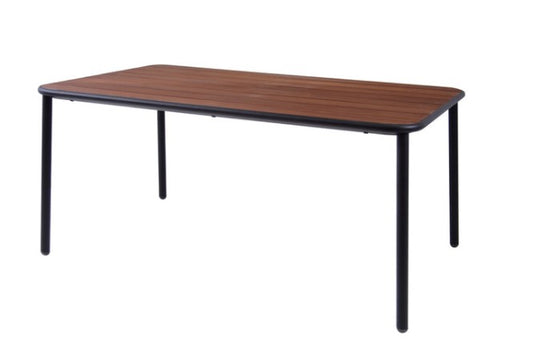 Table de repas marron d'inde YARD 160 x 97 cm - EMU