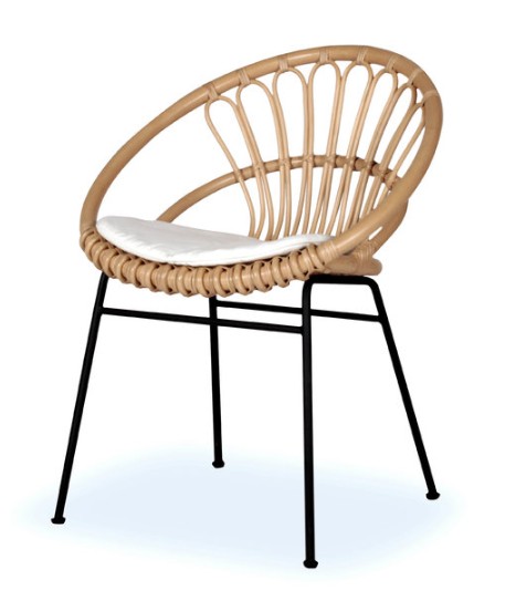 Chaise en rotin KIKI - ATELIER N/7