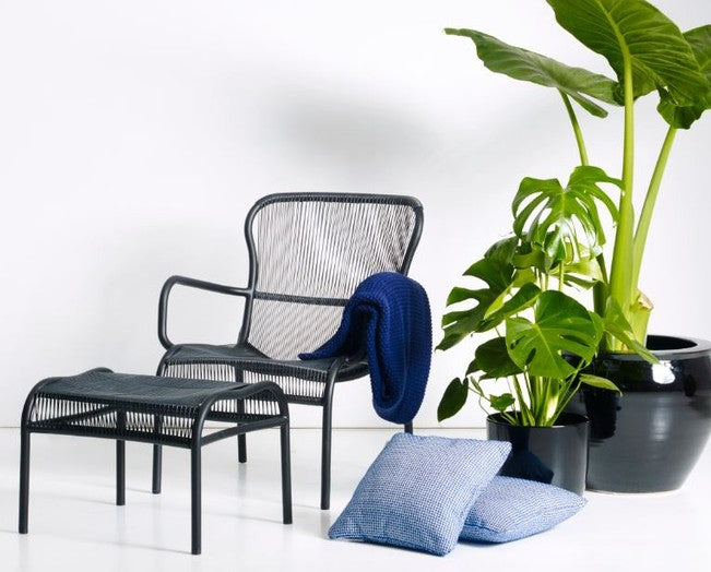 Fauteuil bas LOOP LOUNGE Résine pour l'extérieur