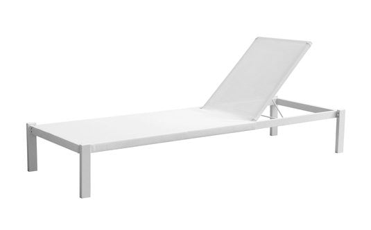 Lit de piscine SHINE avec assise textilène