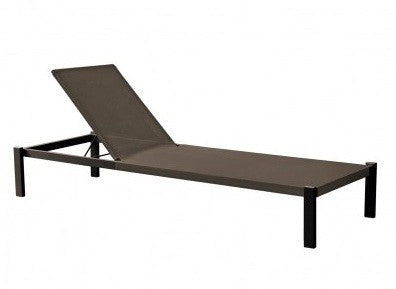 Lit de piscine SHINE avec assise textilène